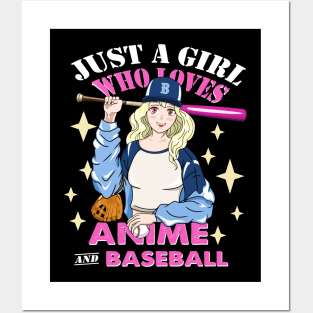 Funny Women Loves Playing Baseball Baseballer Sports Athlete Posters and Art